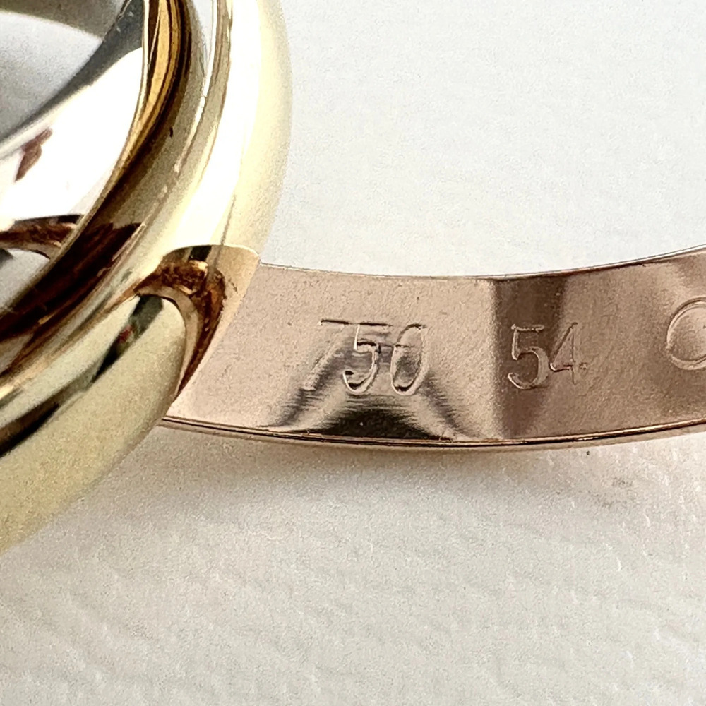 CARTIER Authentic Gold Trinity Ring - Picture 5 of 6